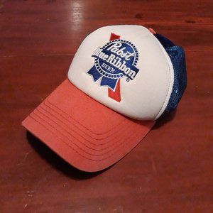 Pbr Retro Trucker Style Baseball Hat - image 1